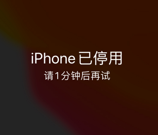 井陉矿苹果手机维修分享:iPhone 显示“不可用”或“已停用”怎么办？还能保留数据吗？ 