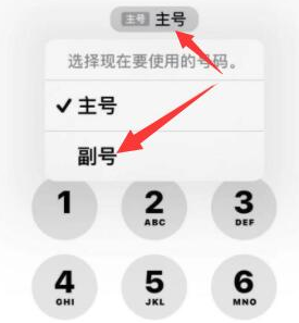 井陉矿苹果14维修店分享iPhone 14 Pro Max使用副卡打电话的方法 